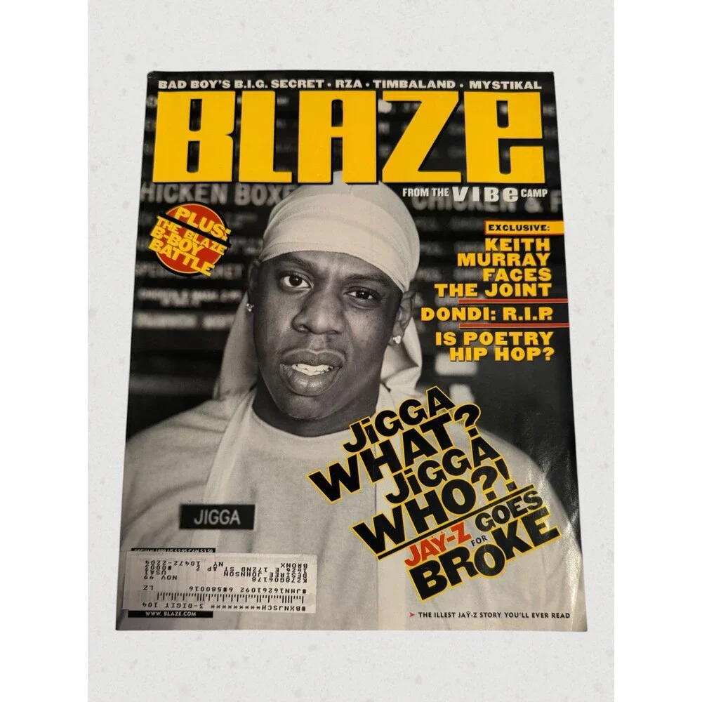 Rare ● Blaze Magazine Jay-Z Cover Dec | Jan 1999